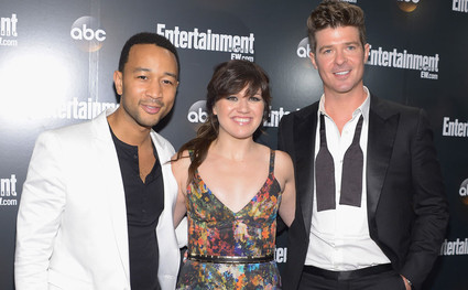 Robin Thicke, John Legend, Kelly Clarkson Robin Thicke, John Legend, Kelly Clarkson